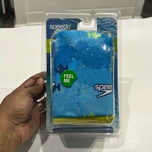 Speedo Kids' Inflatable Fabric Armbands - True Cobalt Boys Age 2-12